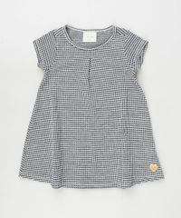 Vestido-Infantil-Estampado-Quadriculado-Manga-Curta-Preto-9909925-Preto_1