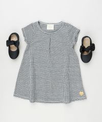 Vestido-Infantil-Estampado-Quadriculado-Manga-Curta-Preto-9909925-Preto_3