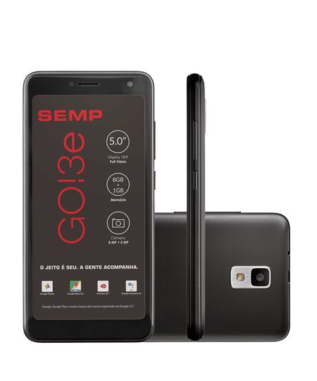 Smartphone SEMP GO3E-PTOP GO! 3E 8GB Preto - Único é ruim? Smartphone SEMP GO3E-PTOP GO! 3E 8GB Preto - Único é boa?