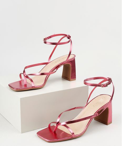 Sandalia-Feminina-Oneself-Salto-Reto-Metalizada-Rosa-9945485-Rosa_1