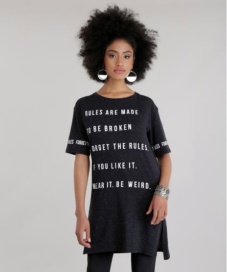 Blusa-Longa---Rules-Are-Made-To-Be-Broken--Preta-8641578-Preto_1