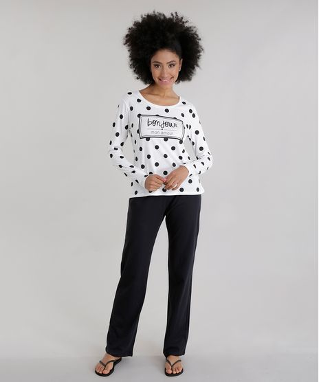 Pijama--Bon-Jour--Estampado-de-Poa--Off-White-8619768-Off_White_1