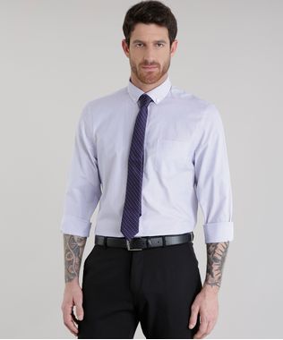 Camisa-Comfort-Listrada---Gravata-Estampada-de-Poa-Roxa-8581606-Roxo_1