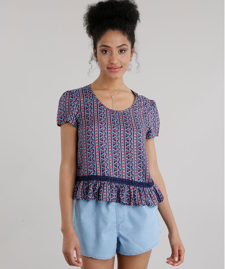 Blusa-Estampada-de-Cerejas-com-Babado-Azul-Marinho-8588555-Azul_Marinho_1