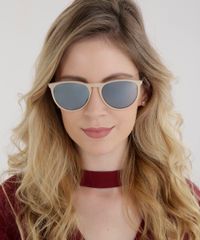 Oculos-Redondo-Feminino-Oneself-Bege-Claro-8628884-Bege_Claro_2