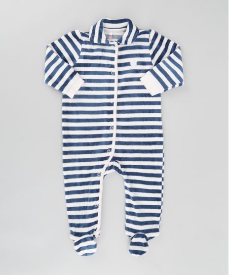 Macacao-Listrado-em-Plush-de-Algodao---Sustentavel-Azul-Marinho-8480974-Azul_Marinho_1