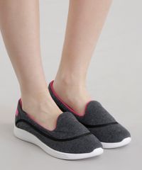 Tenis-Slip-On-Beira-Rio-Cinza-Mescla-Escuro-8658750-Cinza_Mescla_Escuro_2