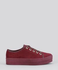 Tenis-Moleca-Flatform-em-Suede-Vinho-8642746-Vinho_1