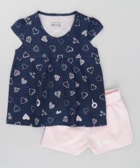 Conjunto-de-Blusa-Estampada-de-Coracoes-Azul-Marinho---Short-em-Moletom-Rosa-Claro-8503738-Rosa_Claro_1