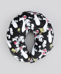 Kit-de-Apoio-de-Cabeca---Tapa-Olho-Estampado-Looney-Tunes-Branco-8654854-Branco_2