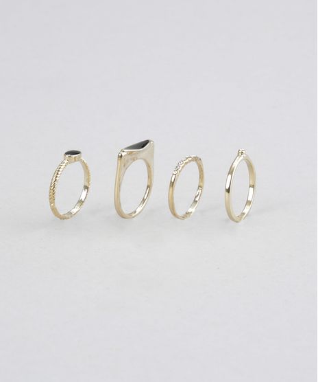Kit-de-4-Aneis-Dourado-8573421-Dourado_1
