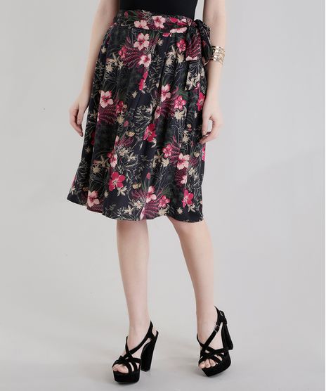 Saia-Midi-Estampada-Floral-Preta-8703713-Preto_1