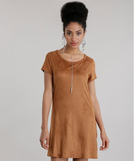 Vestido-em-Suede-Caramelo-8692973-Caramelo_1