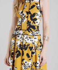 Vestido-Estampado-Floral-Amarelo-Escuro-8654198-Amarelo_Escuro_4