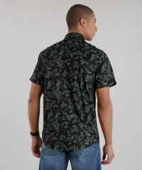 Camisa-Estampada-de-Folhagem-Preta-8394874-Preto_2