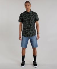 Camisa-Estampada-de-Folhagem-Preta-8394874-Preto_3