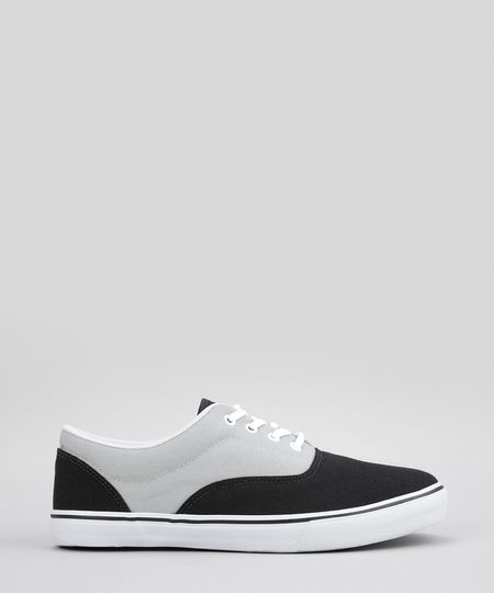 Tenis-com-Recortes-Preto-8474005-Preto_1 Tenis-com-Recortes-Preto-8474005-Preto_1