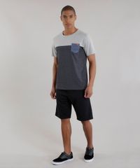 Camiseta-com-Recorte-Cinza-Mescla-Escuro-8451632-Cinza_Mescla_Escuro_3