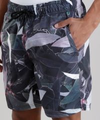Bermuda-Relaxed-Estampada-de-Folhagem--Chumbo-8639574-Chumbo_4