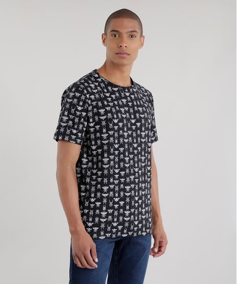 Camiseta-Estampada-de-Besouros-Preta-8681145-Preto_1