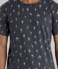 Camiseta-Estampada-de-Flamingos-Cinza-Mescla-Escuro-8680416-Cinza_Mescla_Escuro_4