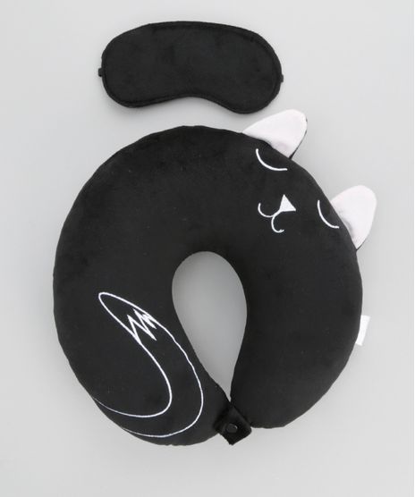 Kit-de-Apoio-de-Cabeca--Gatinho----Tapa-Olho-Preta-8654851-Preto_1