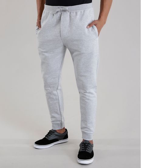 Calca-Relaxed-em-Moletom-Cinza-Mescla-Claro-8585545-Cinza_Mescla_Claro_1