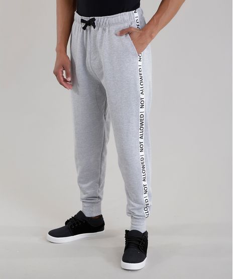 Calca-Relaxed--I-Not-Allowed--em-Moletom-Cinza-Mescla-Claro-8582470-Cinza_Mescla_Claro_1