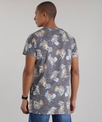 Camiseta-Longa-Estampada-de-Tigres-Chumbo-8683212-Chumbo_2