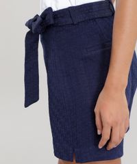 Short-em-Jacquard-com-Cinto-em-Algodao---Sustentavel-Azul-Marinho-8359651-Azul_Marinho_4
