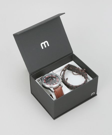 Kit-de-Relogio-Analogico-Mondaine-Masculino---Pulseira---76605G0MVNH1KB-Prateado-8686640-Prateado_1