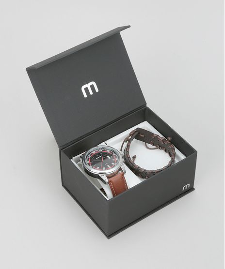 Kit-de-Relogio-Analogico-Mondaine-Masculino---Pulseira---76605G0MVNH1KB-Prateado-8686640-Prateado_1