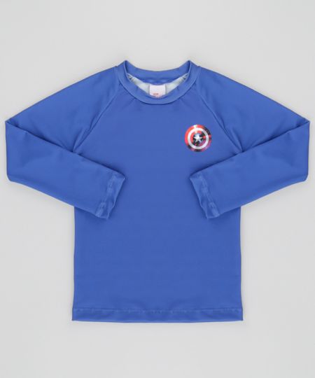 Camiseta-Capitao-America-com-Protecao-UV-50-Azul-8661889-Azul_1