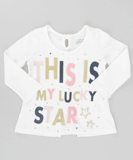 Blusa--This-Is-My-Lucky-Star--Off-White-8695500-Off_White_1 Blusa--This-Is-My-Lucky-Star--Off-White-8695500-Off_White_1