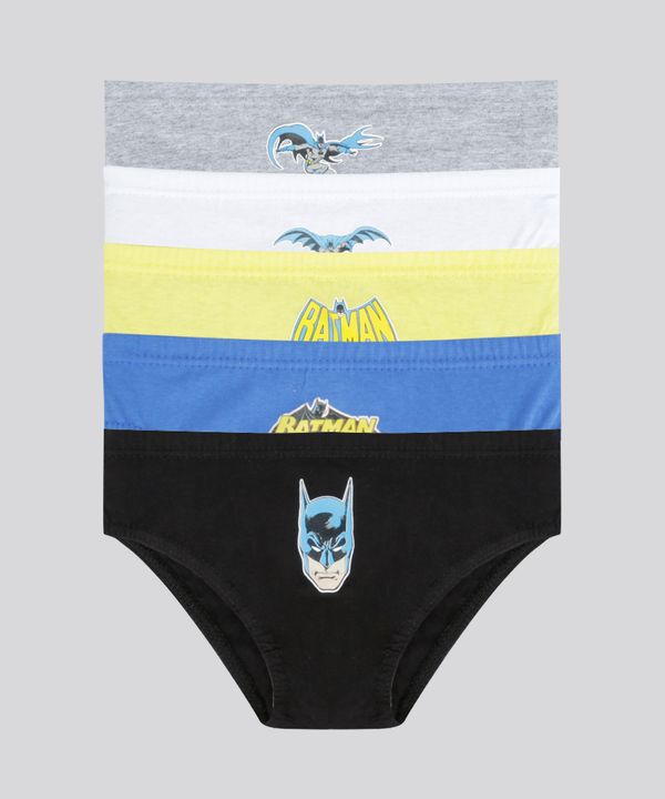 Kit de 5 Cuecas Batman Multicor 2