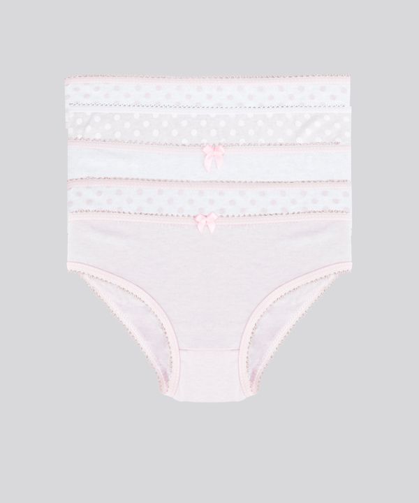 Kit de 5 Calcinhas Estampadas Multicor 2