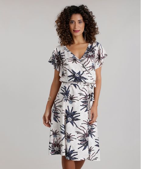 Vestido-Estampado-de-Penas-Bege-Claro-8682469-Bege_Claro_1