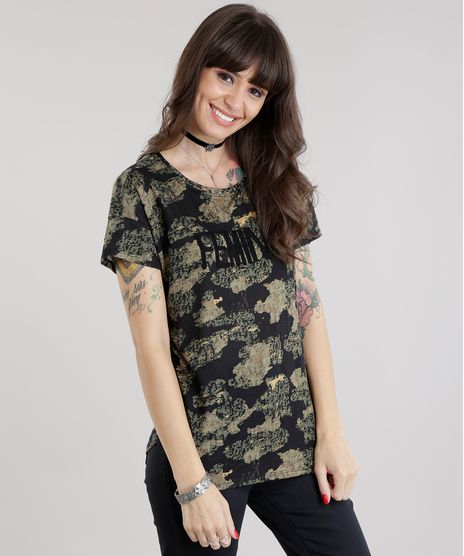 Blusa-Estampada-Camuflada--Feminist--Verde-Militar-8641571-Verde_Militar_1