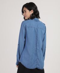 Camisa-Jeans-Feminina-Longa-com-Bolsos-e-Martingale-Manga-Longa-Azul-Medio-9944909-Azul_Medio_2