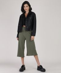Calca-Feminina-Pantacourt-Cintura-Super-Alta-Canelada-Verde-Militar-9929658-Verde_Militar_3