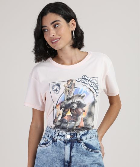 Blusa-Feminina-Guardioes-da-Galaxia-Manga-Curta-Decote-Redondo-Rosa-Claro-9894525-Rosa_Claro_1