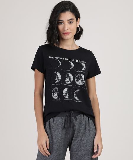 Blusa-Feminina-Fases-da-Lua-Manga-Curta-Decote-Redondo-Preta-9891686-Preto_1