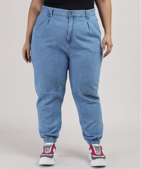 calça feminina jeans jogger