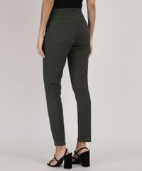 Calca-Feminina-Skinny-Cintura-Alta-Canelada-Verde-Militar-9948179-Verde_Militar_2 Calca-Feminina-Skinny-Cintura-Alta-Canelada-Verde-Militar-9948179-Verde_Militar_2