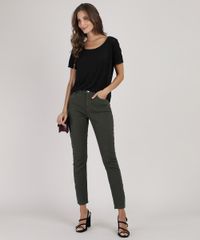 Calca-Feminina-Skinny-Cintura-Alta-Canelada-Verde-Militar-9948179-Verde_Militar_3 Calca-Feminina-Skinny-Cintura-Alta-Canelada-Verde-Militar-9948179-Verde_Militar_3