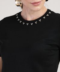 Blusa-Feminina-em-Trico-com-Micangas-Manga-Curta-Decote-Redondo-Preta-9804203-Preto_4
