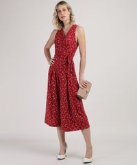 Macacao-Feminino-Pantacourt-Estampado-Floral-com-Transpasse-Sem-Manga-Vermelho-9862631-Vermelho_3