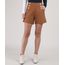 Short-Feminino-Cintura-Alta-com-Bolsos-e-Botoes-Marrom-9938605-Marrom_1