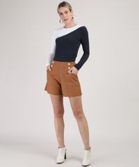 Blusa-Feminina-Canelada-com-Recorte-Bicolor-Manga-Longa-Decote-Redondo-Preta-9879259-Preto_3