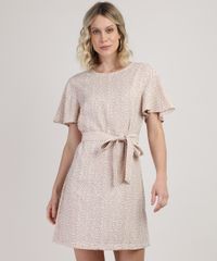 Vestido-Feminino-Curto-Estampado-Animal-Print-Onca-com-Faixa-para-Amarrar-Manga-Curta-Branco-9920657-Branco_1